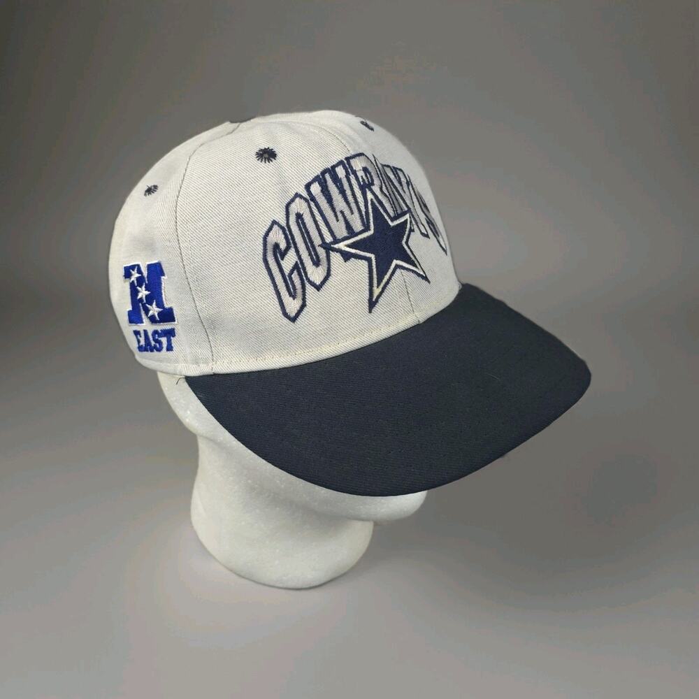 Dallas Cowboys Hat Cap Mens 7 1/4 Script Aanco Team NFL Double Logo Made USA VTG